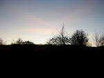 Pre-dawn over Warleigh hill